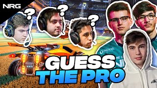 Guessing the Rocket League Pro Using Only their Gameplay (NRG Rocket League Challenge)