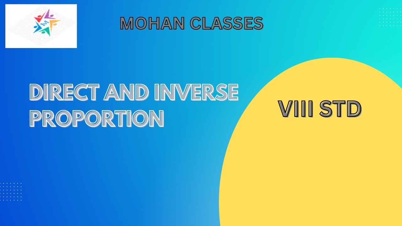 direct-and-inverse-proportion-for-viii-std-students-youtube