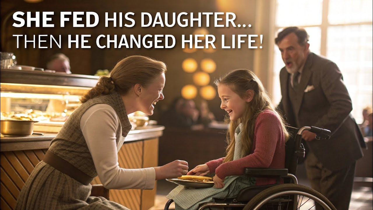 “She Fed His Disabled Daughter — Then He Changed Her Life Forever