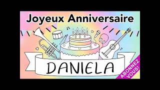 NOUVEAU Joyeux Anniversaire Daniela Guitare Jazz Manouche Daniella Danyela