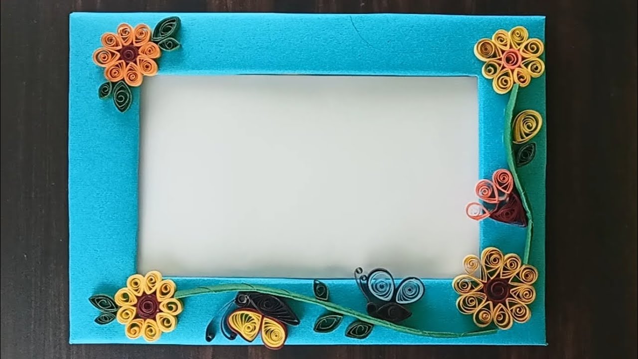 photo frame making at home ๐/ photo frame ๐ผ๏ธ #photoframe # ...