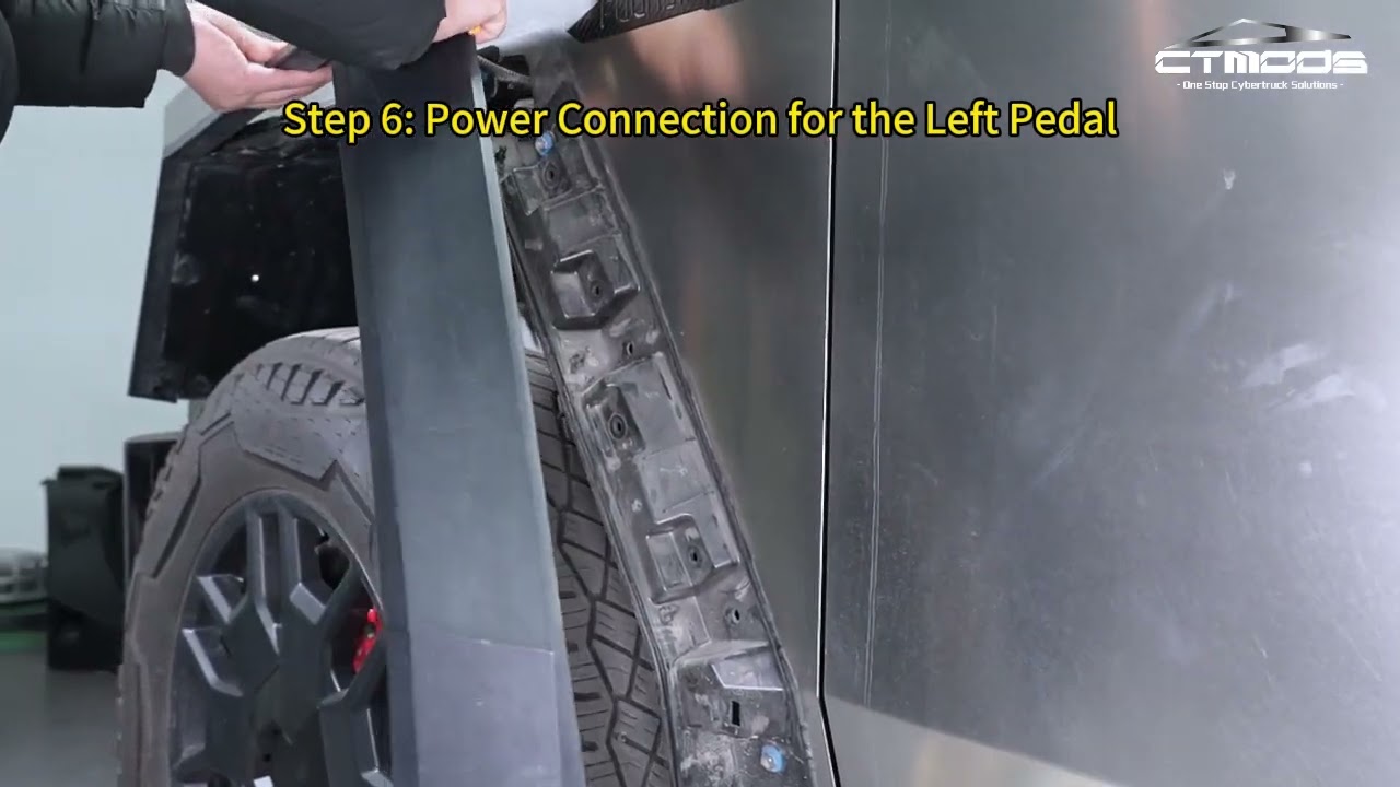 CTmods Tesla Cybertruck Power Running Boards Electric Side Steps Installation