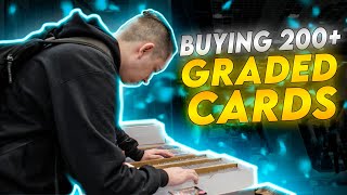Buying 200+ GRADED CARDS At The Mint Collective 🤯 Las Vegas Card Show Vlog: Day One