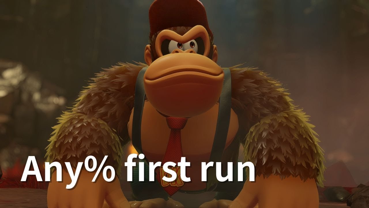 Donkey Kong Bananza Any% first run