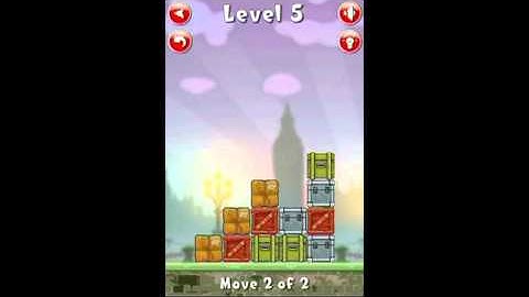 Move The Box London Level 5 Walkthrough/ Solution