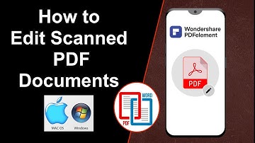 Edit Scanned PDF on Mac & Windows Like a Pro | Wondershare PDFelement Tutorial