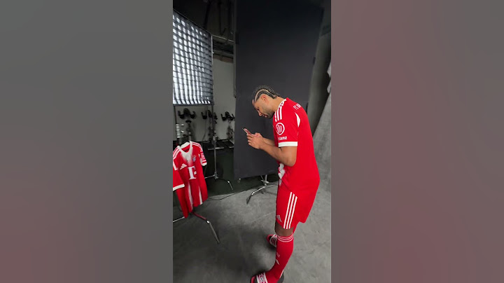 asking Serge Gnabry to launch the new Bayern Munich kit 🤳❤️ #adidas #football #bayernmunich