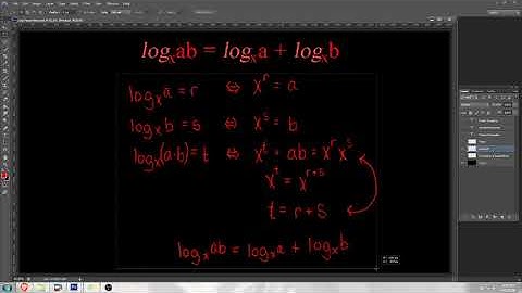 Proof of Logarithm Properties