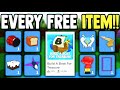 CLAIM EVERY FREE ITEM!! | Build a Boat for Treasure ROBLOX