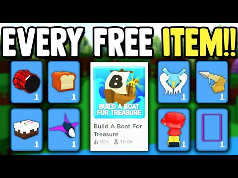 Claim any free item!  |  Build a treasure boat for ROBLOX