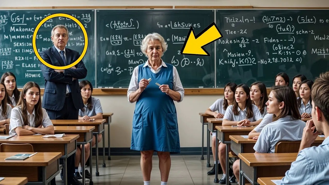 Lehrer bat Hausmeister spaßeshalber um Mathehilfe – was dann geschah, schockierte alle!