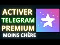 Comment avoir telegram premium moins chre