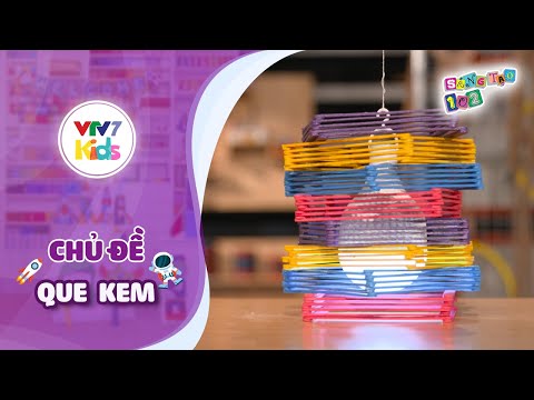 Cách tái chế QUE KEM thành đồ trang trí