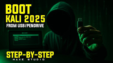 HOW TO BOOT KALI LINUX IN 2025 USING USB/PENDRIVE IN TELUGU 2025 || HAXE STUDIO