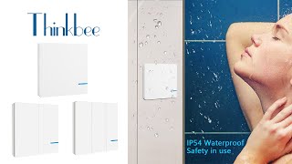 How to Install Thinkbee Wireless Lights Switch Kit (Frameless Style)?