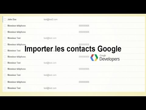Tutoriel PHP : Importer des contacts Google