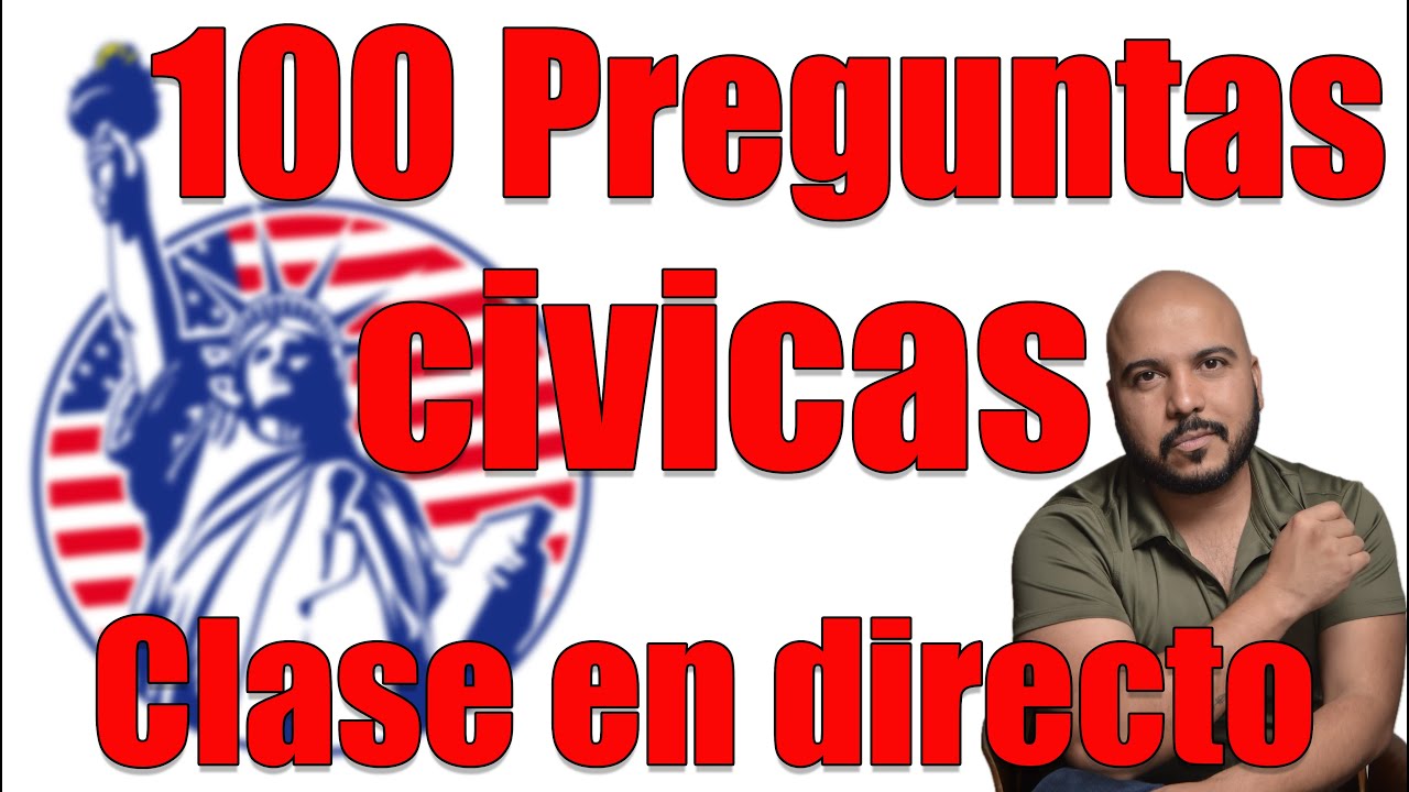 20 PREGUNTAS CIVICAS  y 100  ENTREVISTA DE CIUDADANIA AMERICANA español ESTUDIANDO EN VIVO 🇺🇸 LIVE