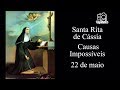 História da vida de Santa Rita de Cássia (1381 - 1457) - A Santa das Causas Impossíveis