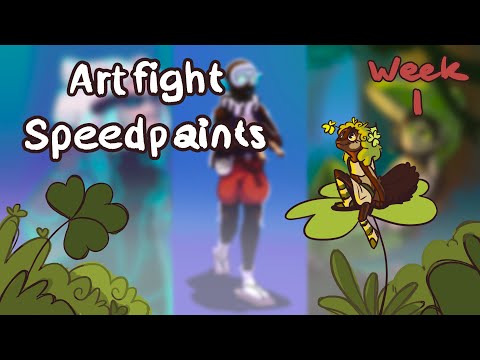 Art Fight Speedpaints ~ Week 1