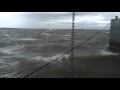 Remolcador navegando el rio parana con tormenta fu