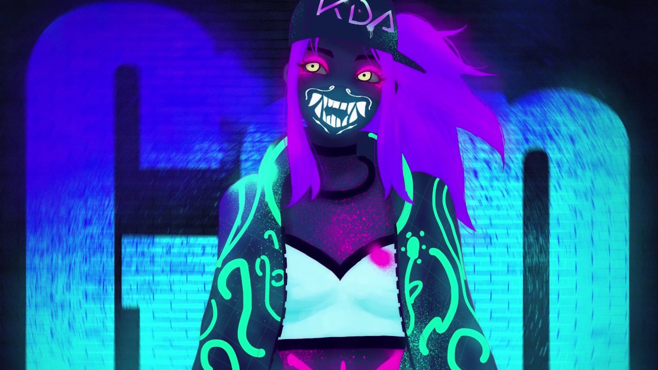 K/DA - POP/STARS AKALI [Photoshop painting]
