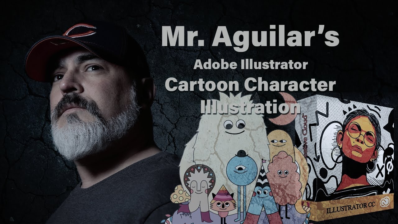 Illustrator Tutorial How to draw cartoon characters in Illustrator