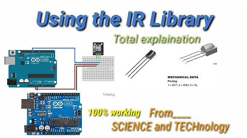 Using the IR Library | Arduino | VS1838B
