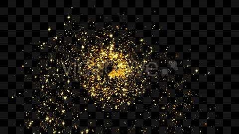Gold Glitter Elements After Effect