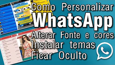 Como mudar a cor de letra do WhatsApp?