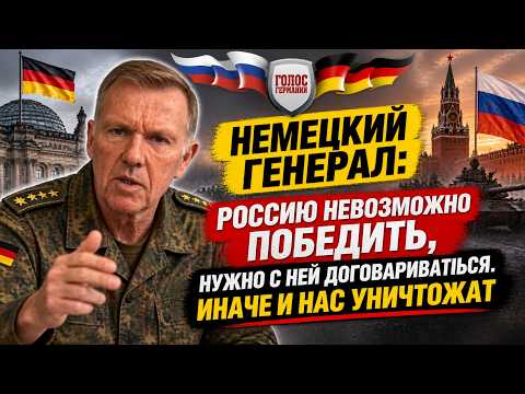 German General: Russia cannot be defeated, we must negotiate. Otherwise, we will be destroyed too