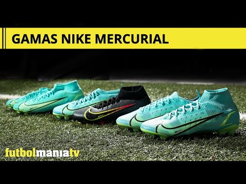 GAMAS Y SUELAS de las NUEVAS NIKE MERCURIAL - YouTube