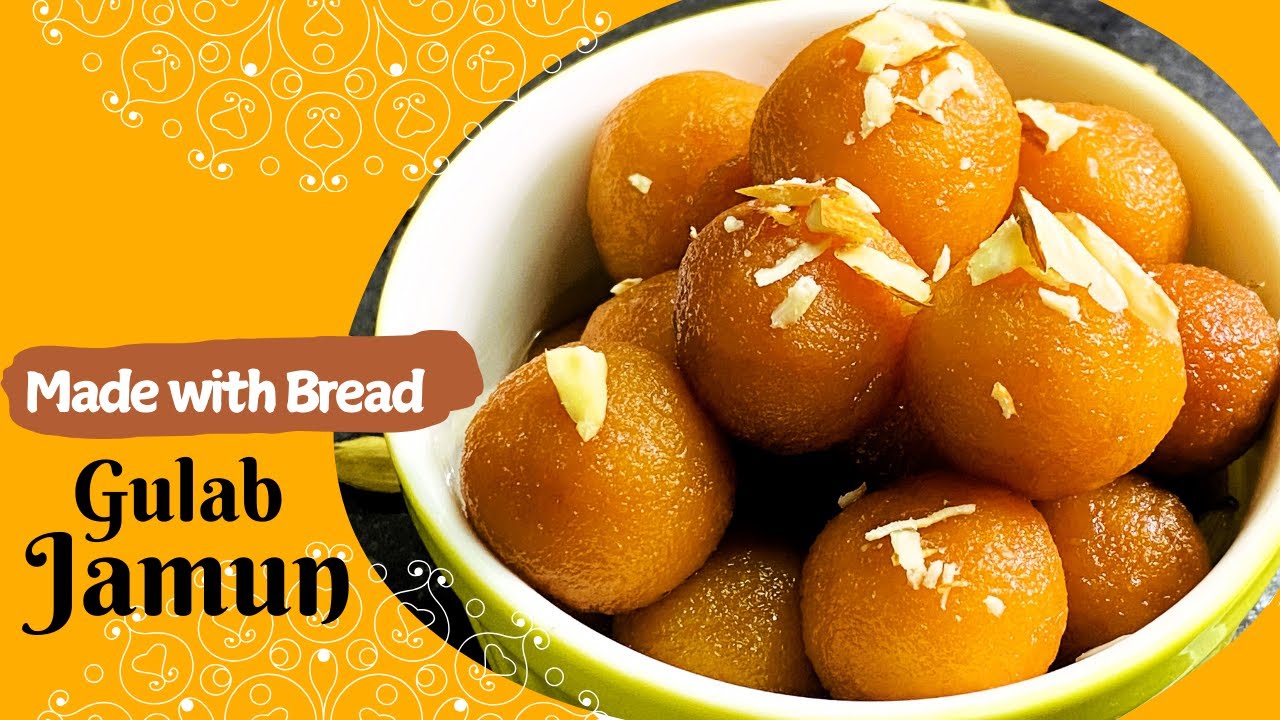 Instant Gulab Jamun Recipe | Bread Gulab Jamun | How to make Gulab Jamun