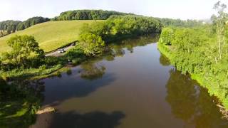 Aerial Ashe #6 - The New River After Rain