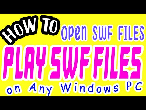 How to Play Swf Files on Windows 10?