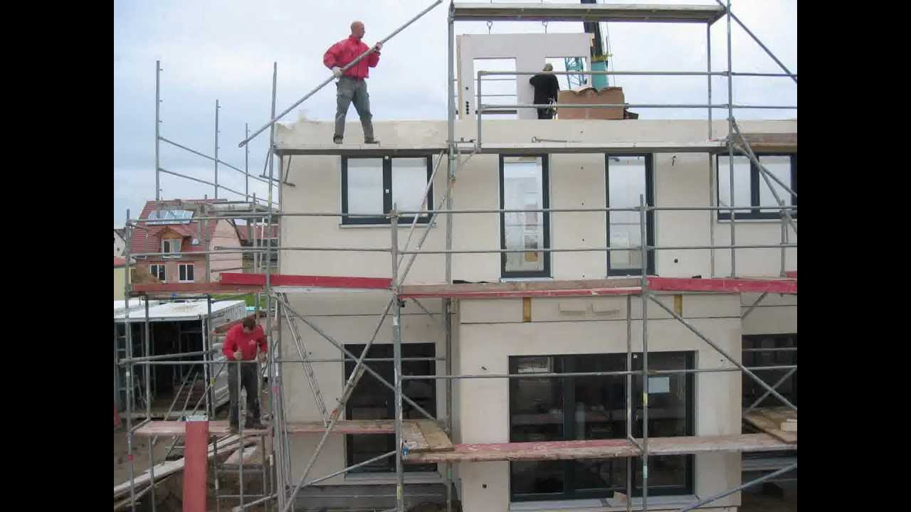 Weberhaus hausaufbau youtube