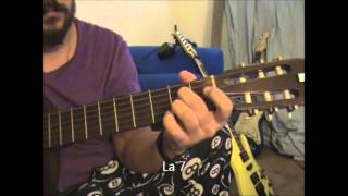 Video thumbnail of "Como tocar "Todo es posible" en guitarra"