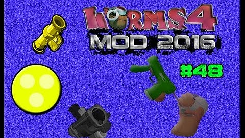 Worms 4 Mod 2016 #48 CrazZzy Map (External Map)