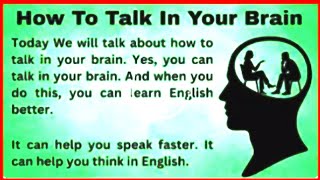 Download Lagu HKTV70How To Talk In Your Brain || Think and Talk in English || Bookish English MP3