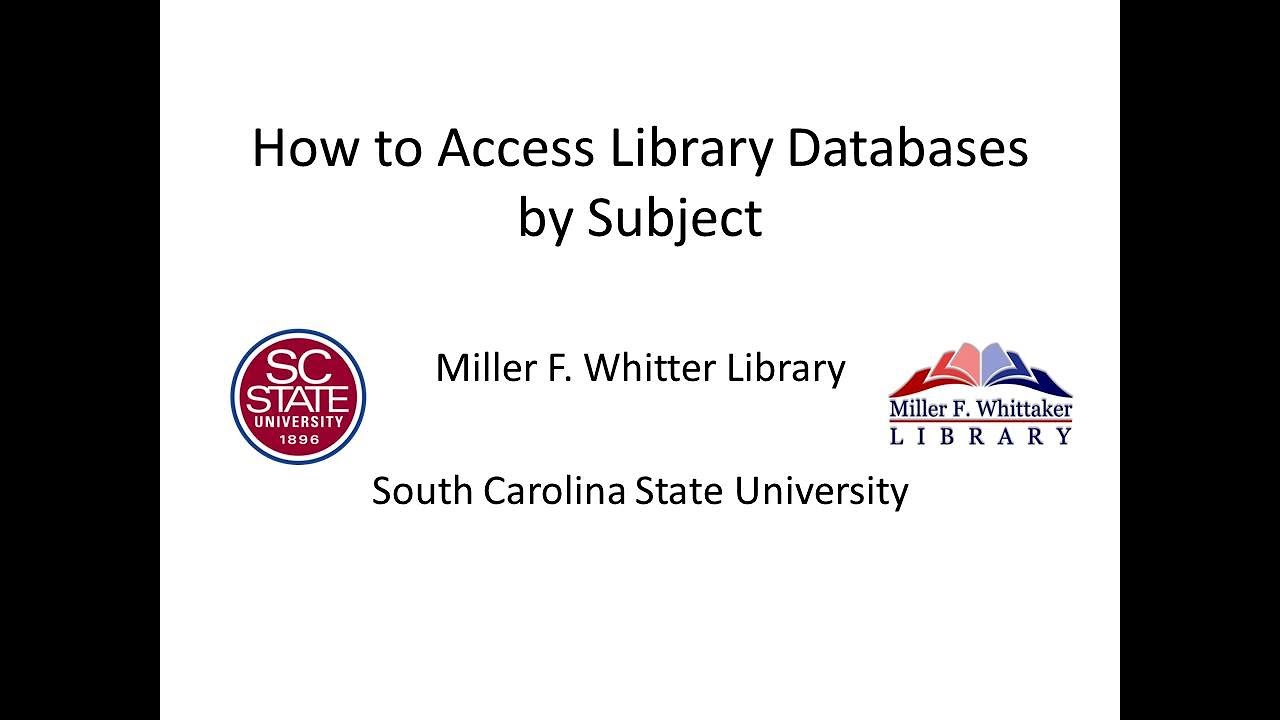 Databases Access Tutorial - YouTube