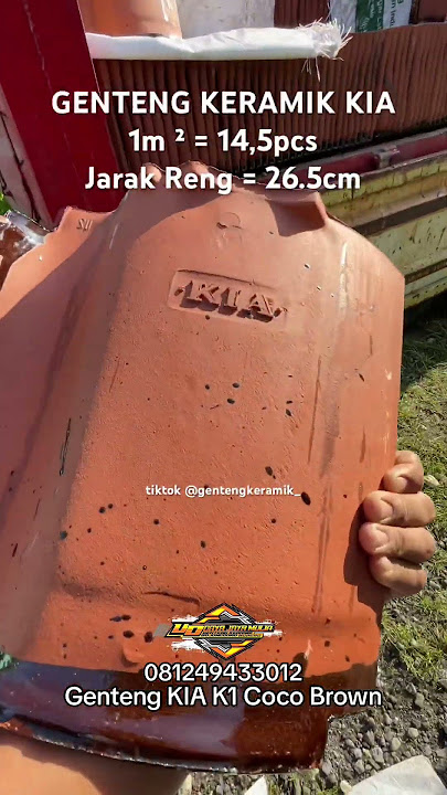 JARAK RENG GENTENG KIA HARUS PAS #gentengkia #gentengkeramik