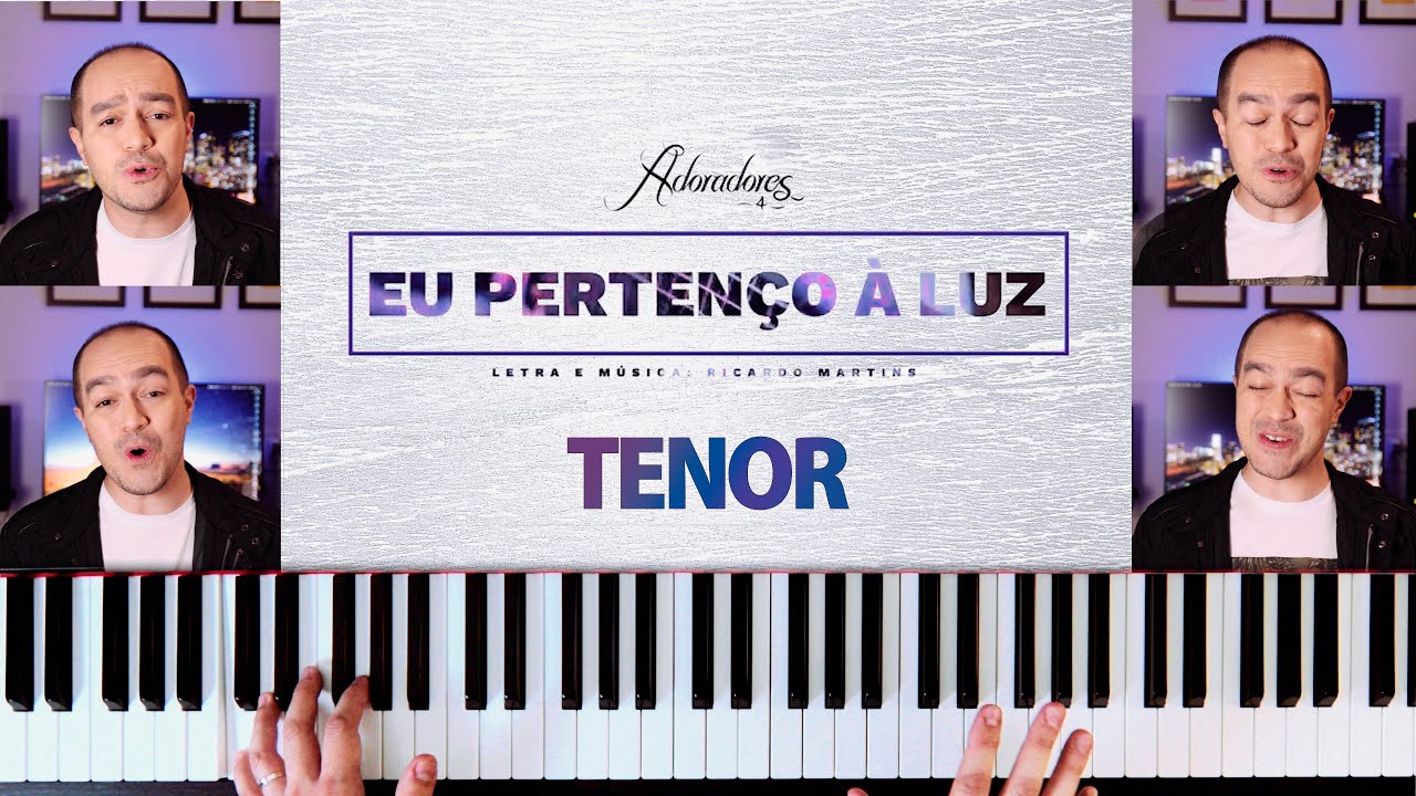 🔴 EU PERTENÇO À LUZ - TENOR  (Kit de Voz)