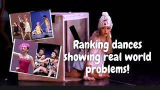 Ranking Dance Moms dances showing real world problems!