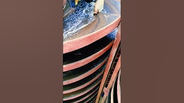 Spiral chute is one of the most cost-effective mineral processing equipment.#Spiralchute#tambangemas