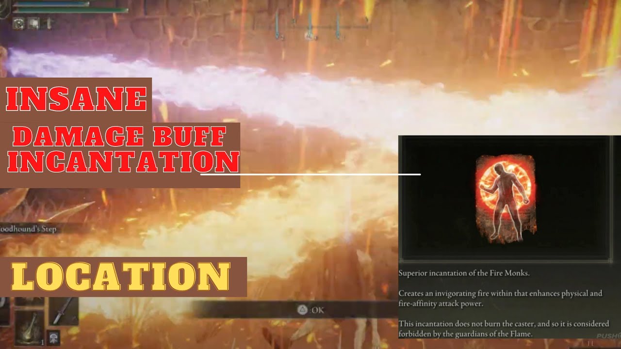 Elden Ring Flame, Grant Me Strength Incantation Location (Boost Fire ...