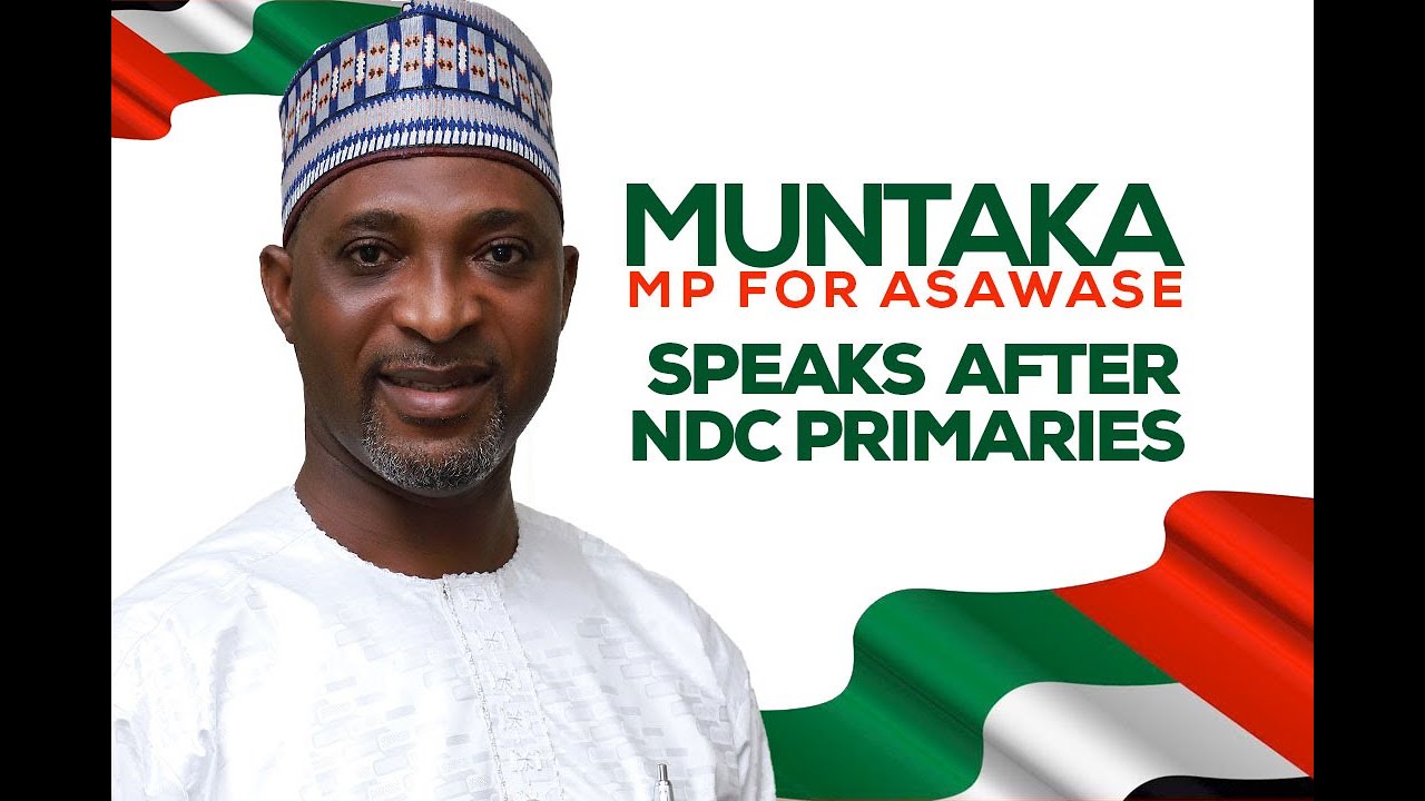 Mohammed Muntaka Mubarak, MP for Asawase speaks after NDC primaries
