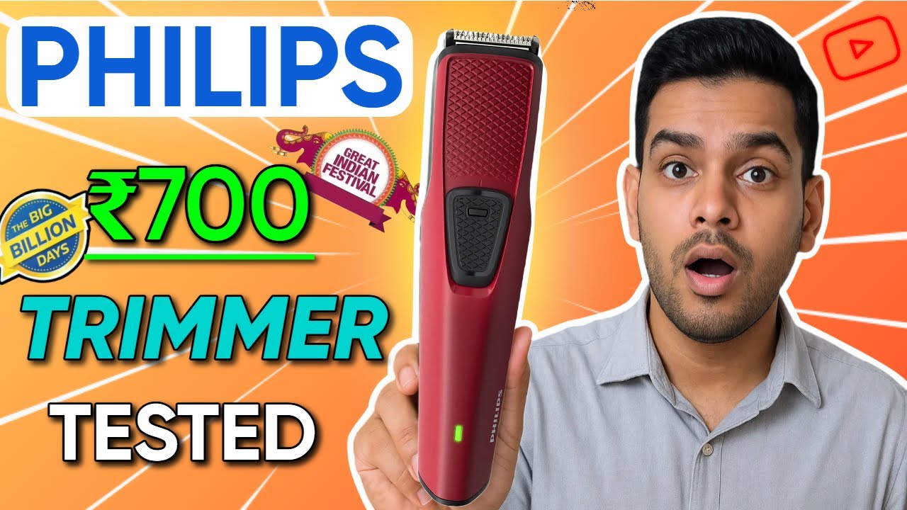 Under  ₹700 Trimmer Test | Philips BT1232/18 Review