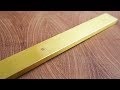 애물단지 황동파이프로 멋진 칼 만들기 /making a knife with brass square pipe