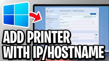 How To Add Network Printer Using Hostname or IP Address In Windows 11/10 - Step By Step