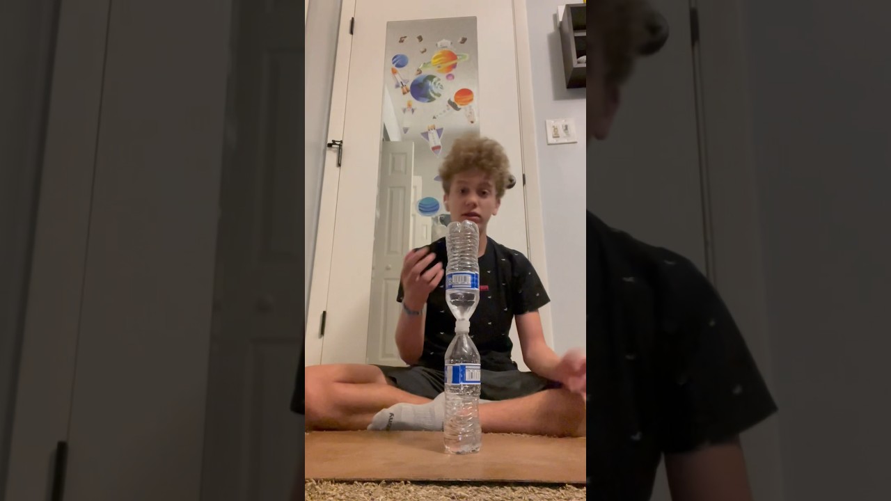 How many attempts will it take me? 🤷&zwj;♂️ #shorts #trickshot #bottleflip