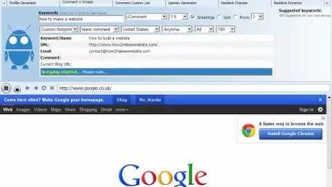 Link Building Software - Blog Commenting Ninja Demo 2
